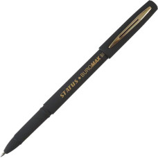 Ручка гелева Rouber Touch 1,0mm чорний колір
