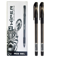Ручка гелева Hiper Ace Gel HG-125 Чорна