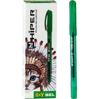 Ручка гелева Hiper Oxy HG-190 0.8 зелена