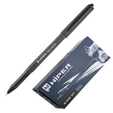 Ручка гелева Hiper Black Jet HO-155 1.0mm Чорна