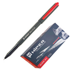 Ручка гелева Hiper Black Jet HO-155 1.0mm Червона