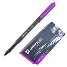 Ручка гелева Hiper Black Jet HO-155 1.0mm Фіолетова