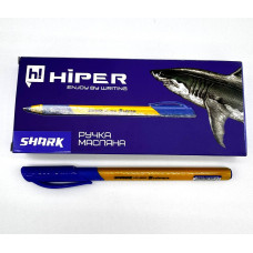 Ручка масляна Hiper SHARK H-200 Синя
