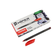 Ручка Масляна Hiper TRIADA HG-205 0.6 Червона